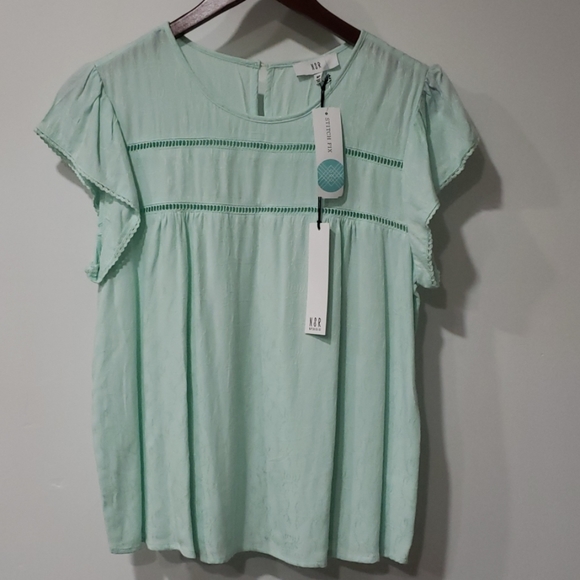 NSR Tops - Stitch Fix NSR Ramsi embroidered top M NWT